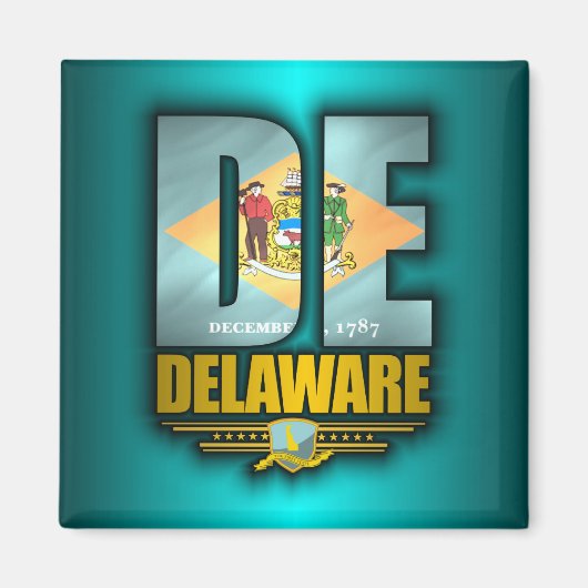 デラウェア(DE) マグネット (正面)