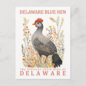 デラウェアBlue Hen Bird of Delaware USA Travel ポストカード (正面)