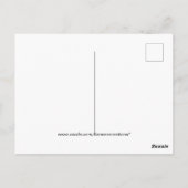 デラクロワの青いターバンの女性 ポストカード (裏面)