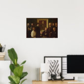 デラクロワへのオマージュ， 1864 ポスター (ホームオフィス)