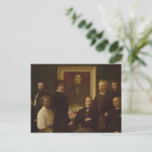 デラクロワへのオマージュ, 1864 ポストカード (スタンド正面)