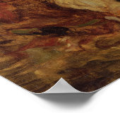 デラクロワザライオン狩り ポスター (角)