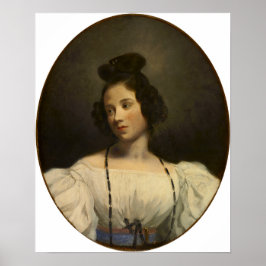 デラクロワ – ポートレート ポスター