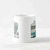 デラックスなキャンピングカートレーラー コーヒーマグカップ (中央)