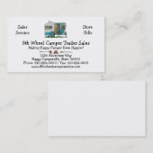 デラックスなキャンピングカートレーラーM 名刺 (正面/裏面)