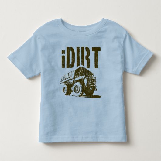 デラックスな子供- iDIRT トドラーTシャツ (正面)
