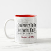 デラックスな175th記念日のコーヒー・マグ ツートーンマグカップ (左)