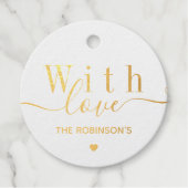 デラックスウィズラブ金ゴールド フェイバータグ (正面)