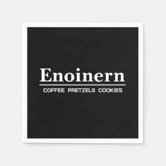 デラックスオフィスパーティーブラック スタンダードカクテルナプキン