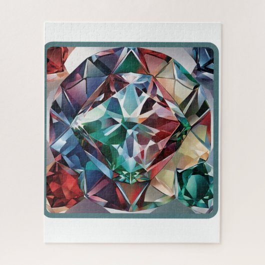 デラックスギフトボックス付きラジアントジェムストーンパズル ジグソーパズル (縦)