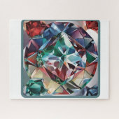 デラックスギフトボックス付きラジアントジェムストーンパズル ジグソーパズル (横)