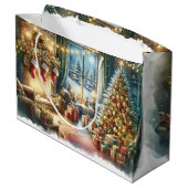 デラックスクリスマス ラージペーパーバッグ (裏面アングル)