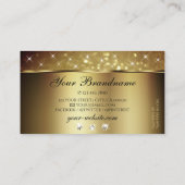 デラックスゴールデングリッタースターズダイアモンズエクセレント 名刺 (裏面)