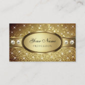 デラックスゴールデングリッタースターズダイアモンズエクセレント 名刺 (正面)