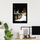 デラックスシカゴ冬のポスター ポスター (ホームオフィス)