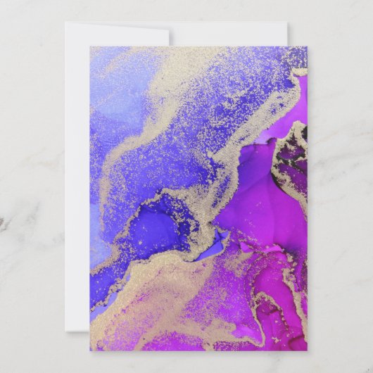 デラックスジュエル結婚トーン 招待状 (裏面)