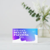 デラックススタイル画家の名刺 名刺 (スタンド正面)