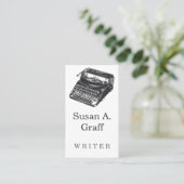 デラックスノイズレスタイプライター 名刺 (スタンド正面)