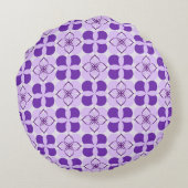 デラックスモダンフローラ円枕 ラウンドクッション (裏面)