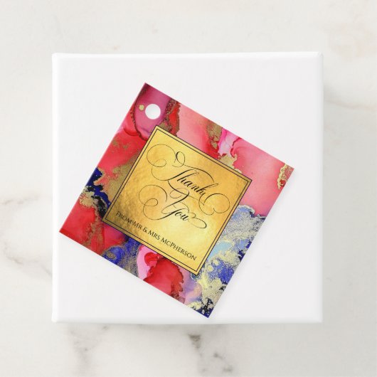 デラックス結婚金ゴールド フェイバータグ (インサイチュ)