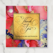 デラックス結婚金ゴールド フェイバータグ (正面)