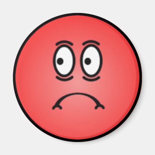 デラックス間抜けスマイリーフェイス マグネット (正面)