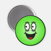デラックス間抜けスマイリーフェイス マグネット (正面/裏面)