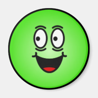 デラックス間抜けスマイリーフェイス マグネット