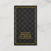 デラックス ゴールド モノグラム ショーファー 名刺 (裏面)