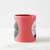 デラフェイクウェア州四半期 ツートーンマグカップ (中央)