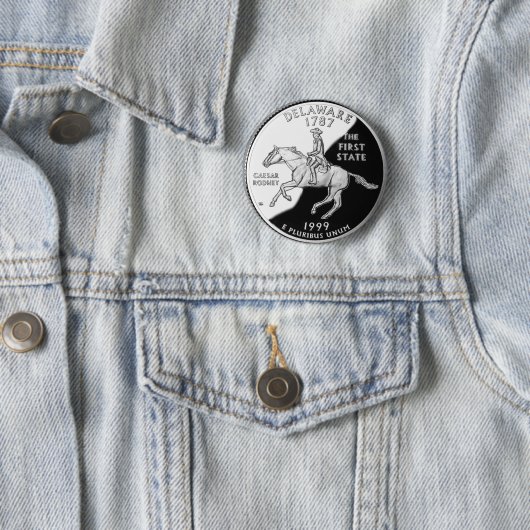 デラフェイクウェア州四半期 缶バッジ (インサイチュ)