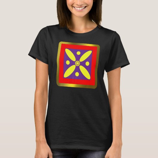 デラフシュ・カヴィアニ サーサーン朝またはササン朝 Tシャツ (正面)