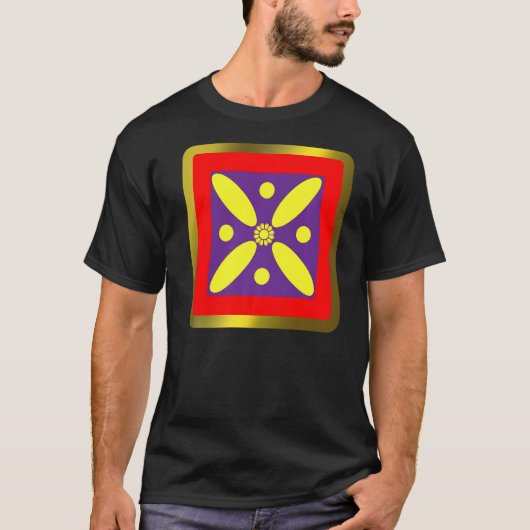 デラフシュ・カヴィアニ サーサーン朝またはササン朝 Tシャツ (正面)