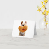 デラフラレンチハートカード カード (黄色い花)