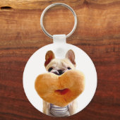 デラフラレンチハートドーナッツキーチェーン！ キーホルダー (正面)