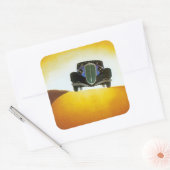 デラヘー自動車広告 スクエアシール (封筒)