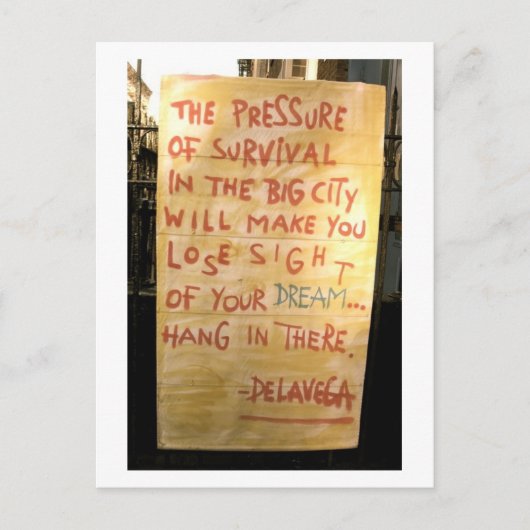 デラベガズ通りアート ポストカード (正面)