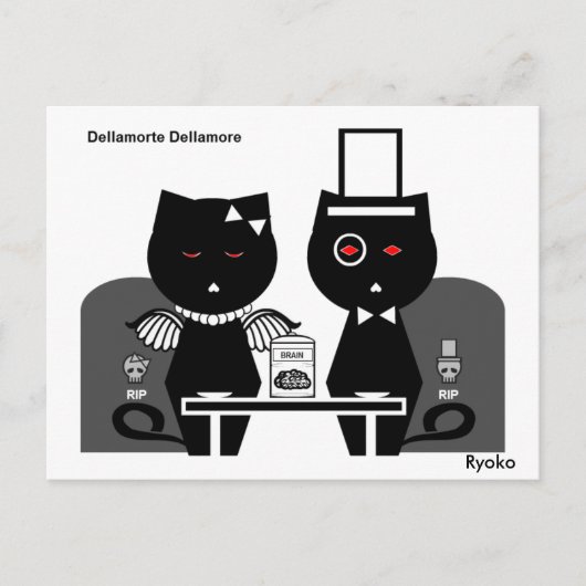 デラモルテデラモーレはがき ポストカード (正面)