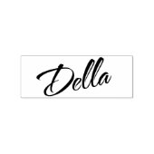 デラ名キュラシブ装飾スクリプトフォント ラバースタンプ (インプリント)