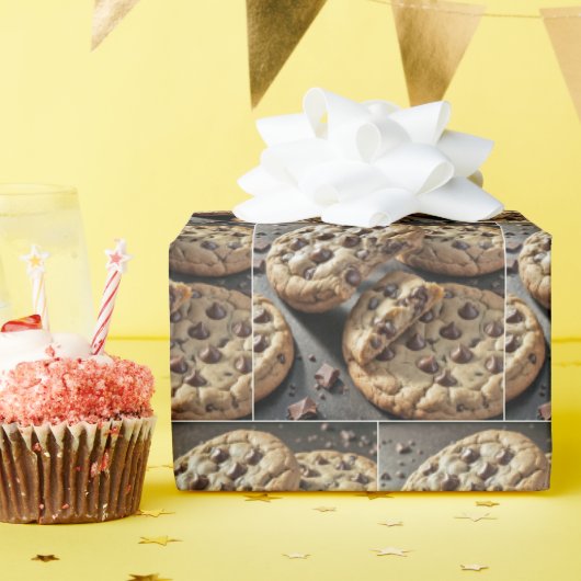 デリカブルChocolateチップクッキー ラッピングペーパー (誕生日パーティー)