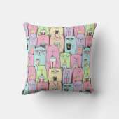 デリカリの猫 クッション (裏面)