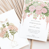 デリケートあじさい庭園の結婚式 招待状