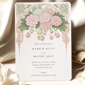 デリケートあじさい庭園の結婚式 招待状