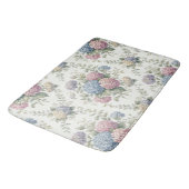 デリケートなアジサイの花 バスマット (アングル)