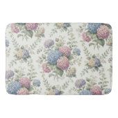 デリケートなアジサイの花 バスマット (正面)