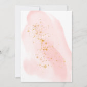 デリケートなガーデンフローラエレガントなウェディング招待状 招待状 (裏面)