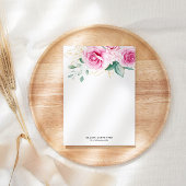 デリケートなガーデンフローラモノグラム文房具紙 便箋