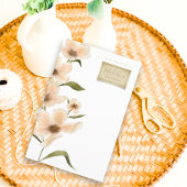 デリケートなガーデンフローラモノグラム文房具紙 便箋