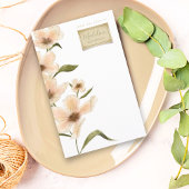 デリケートなガーデンフローラモノグラム文房具紙 便箋