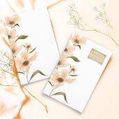 デリケートなガーデンフローラモノグラム文房具紙 便箋